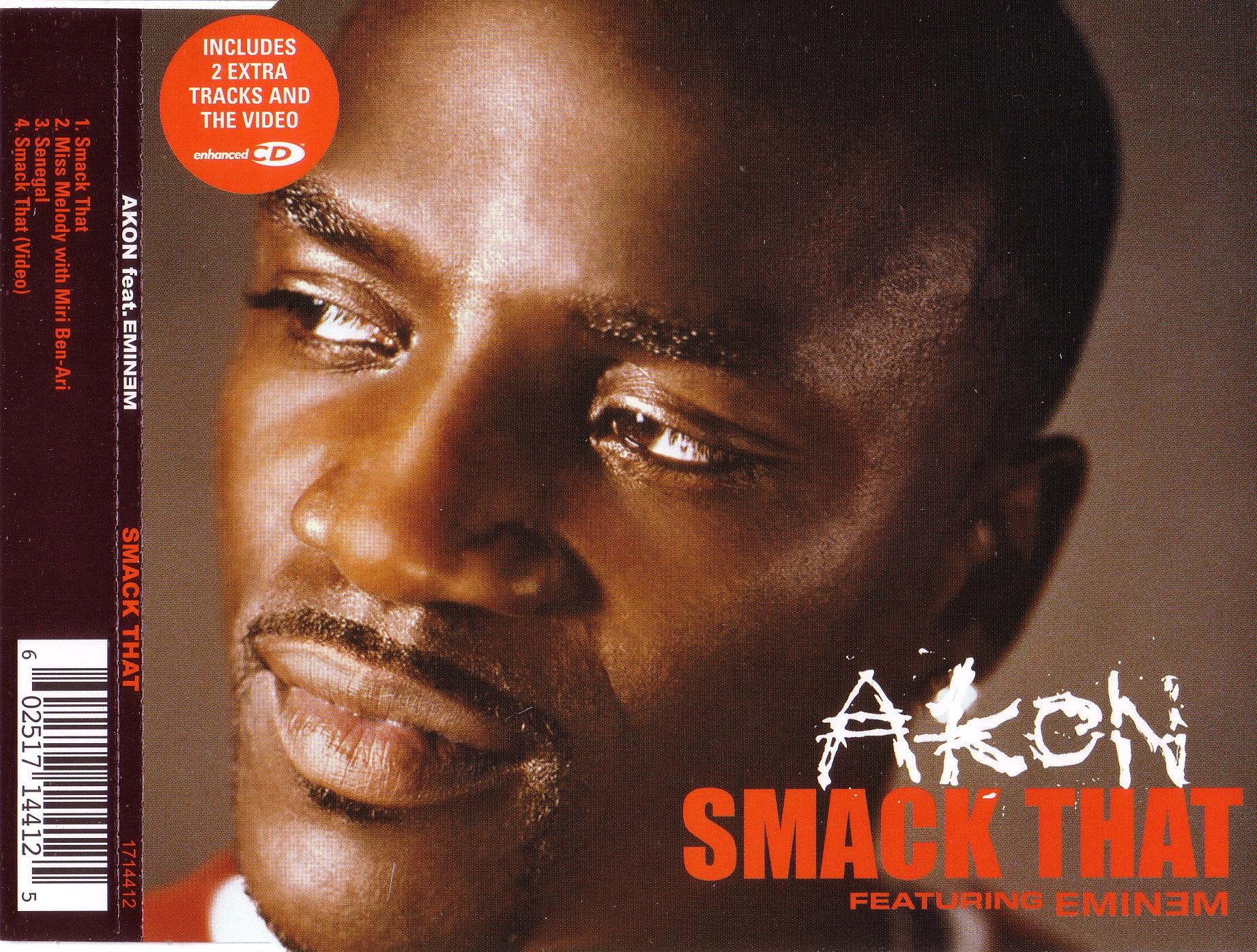 cd Akon Feat. Eminem - Smack That - Front, cover cd Akon Feat. Eminem ...