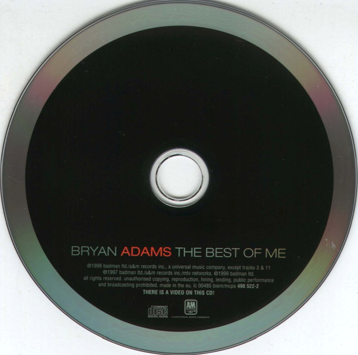 Copertina Cd Bryan Adams - Best Of Me - CD, Cover Cd Bryan Adams - Best ...