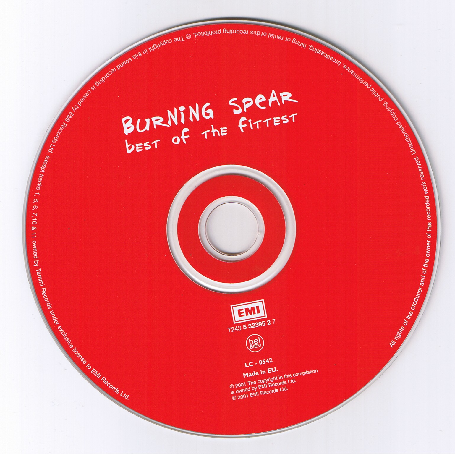 cd Burning Spear - Best Of The Fittest - CD, scarica la cover cd ...