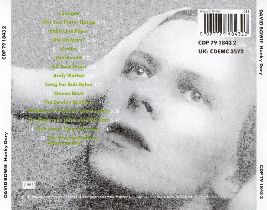 Hunky Dory - David Bowie Songs, Reviews, Credits AllMusic