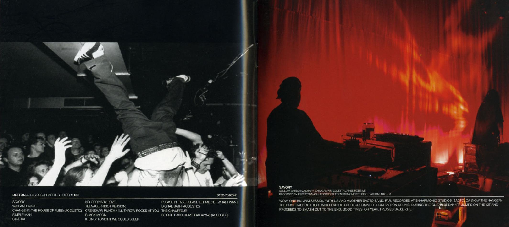 Sides and Rarities - Booklet (2-12), cover cd Deftones - B-Sides ...