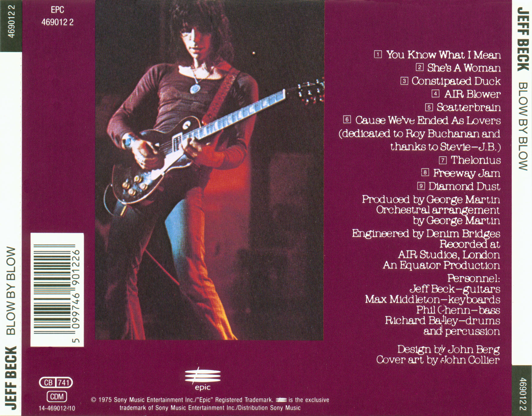 Jeff Beck - Blow by Blow 1975 FULL ALBUM Vinyl Rip - YouTube