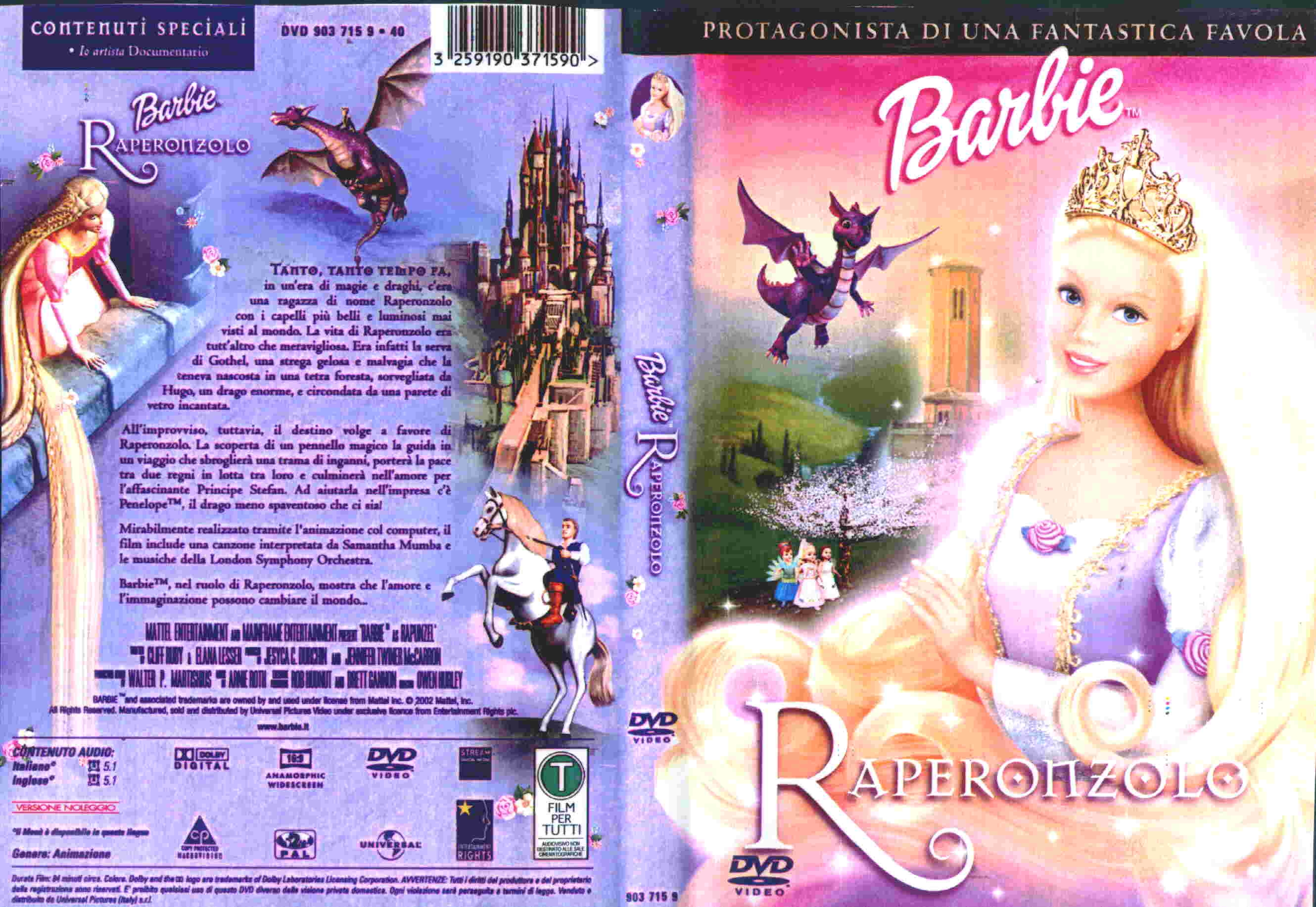 barbie dvd cover