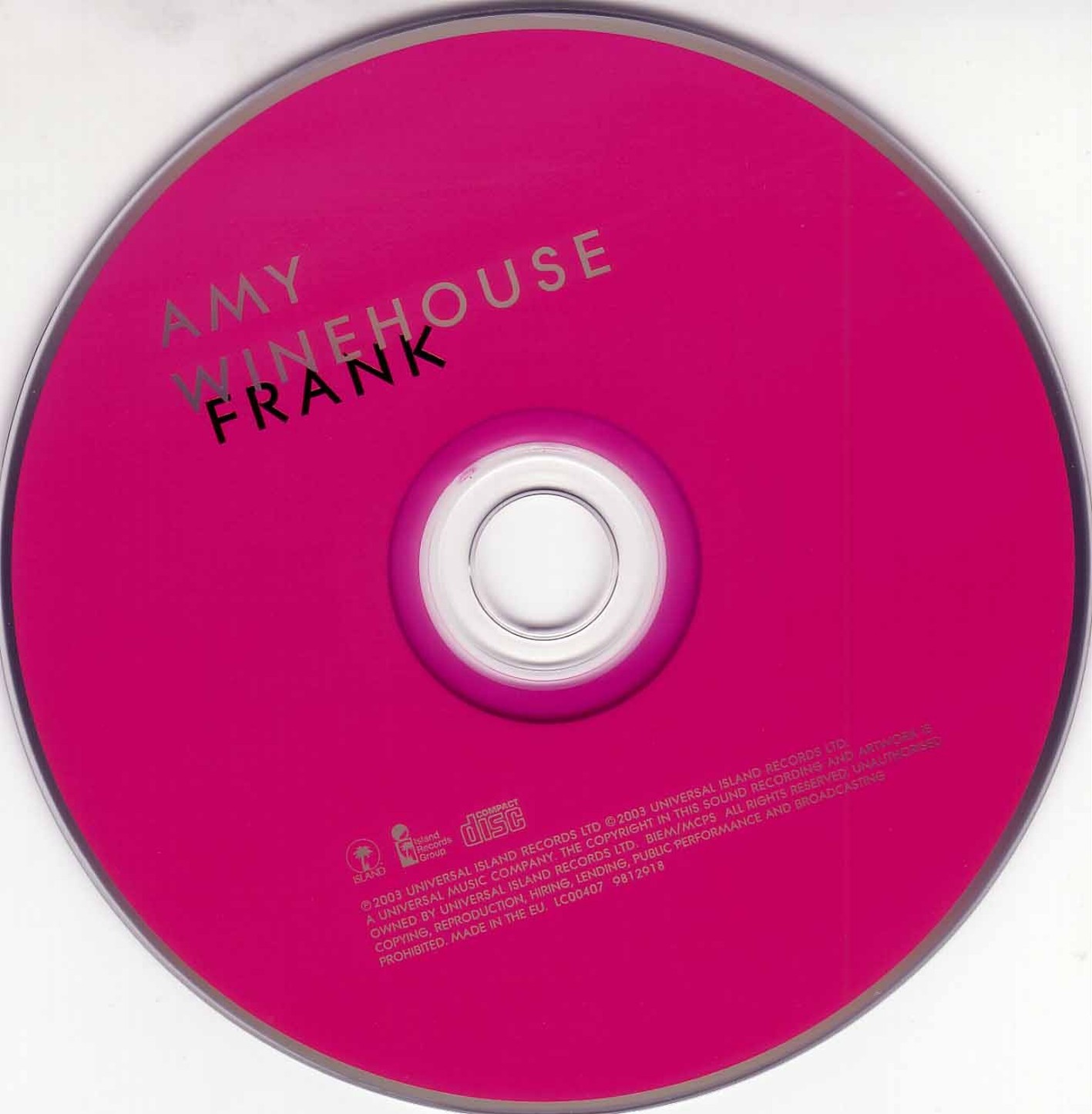 Copertina cd Amy Winehouse - Frank - CD, cover cd Amy Winehouse - Frank ...