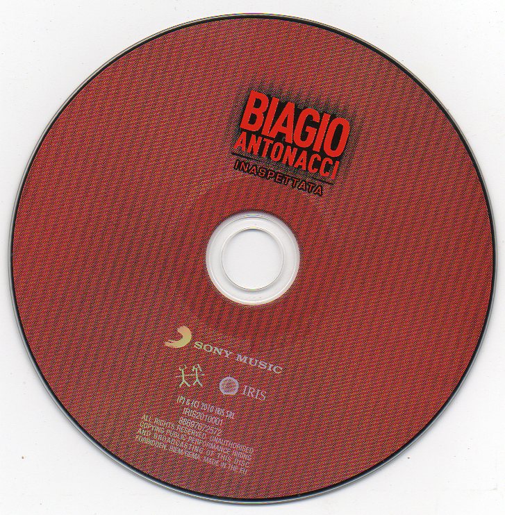 Copertina cd Biagio Antonacci - Inaspettata - CD, cover cd Biagio ...