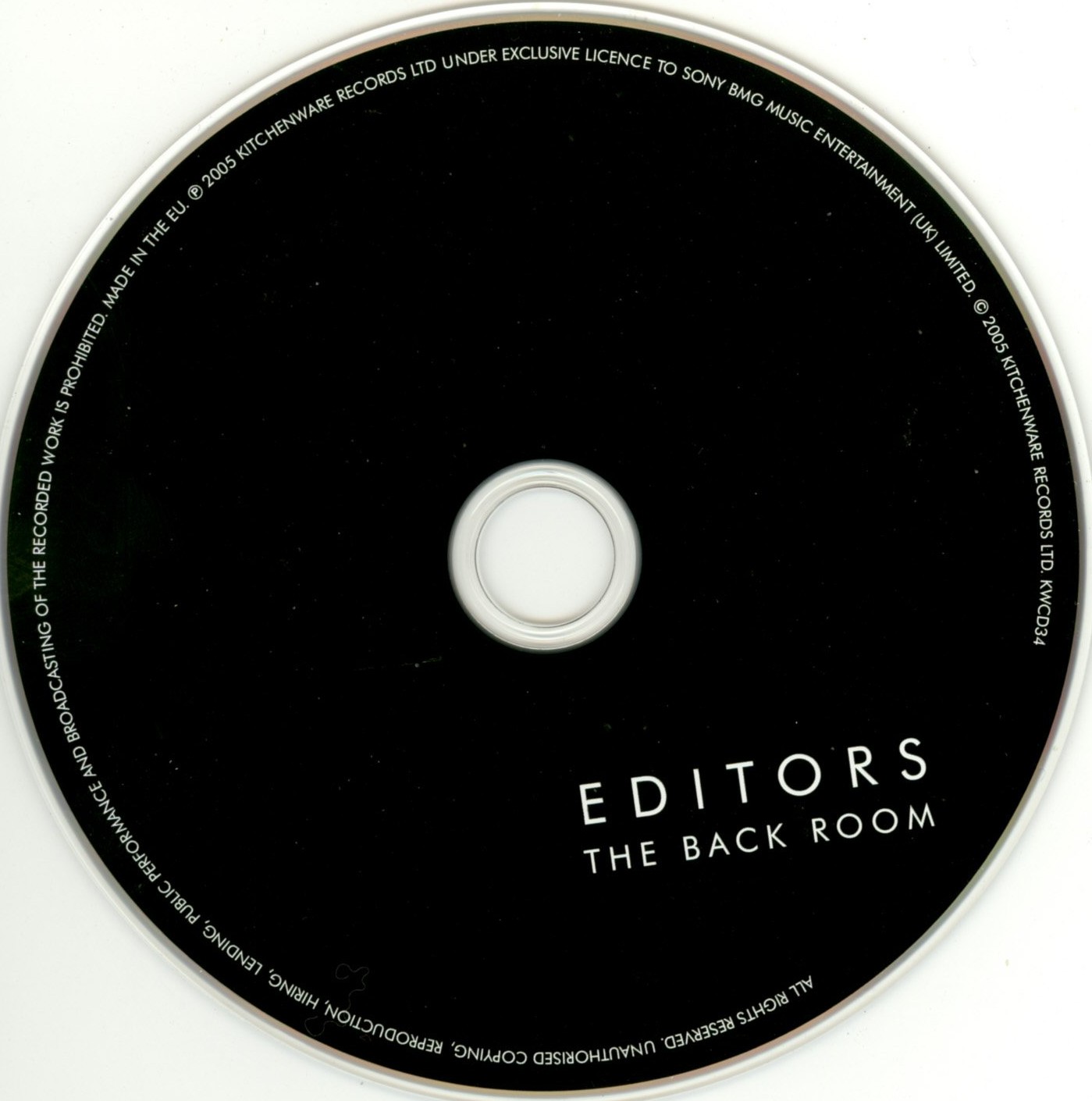 Copertina cd Editors - The Back Room - CD, cover cd Editors - The Back ...